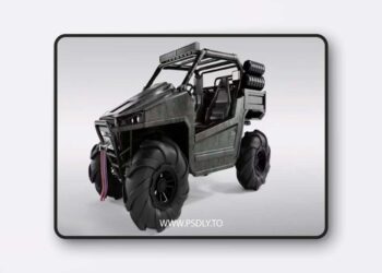 Amphibious ATV 3D Model