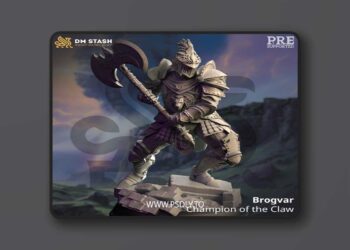 Brogvar – Champion of the Claw – 3D Print