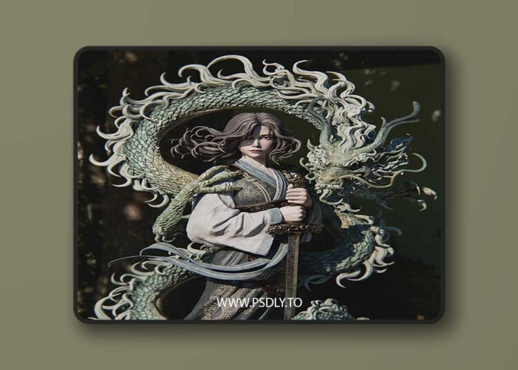CA 3D Studios – Mulan – 3D Print
