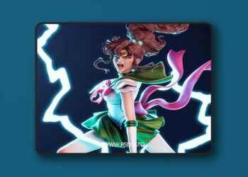 CA 3D Studios – Sailor Moon Makoto Kino – 3D Print