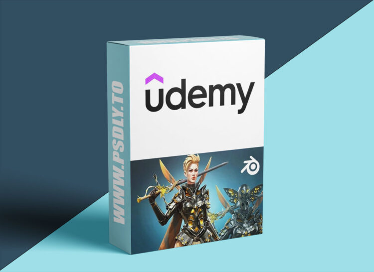 Full game character in Blender course - Moth Girl