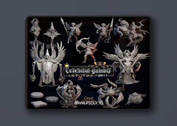 Great Grimoire – Celestial gambit – Luminous Legion part 1 – 3D Print Model STL