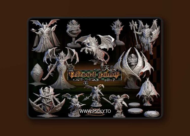 Great Grimoire – Celestial gambit – Shadowborn Vanguard part 2 – 3D Print Model STL