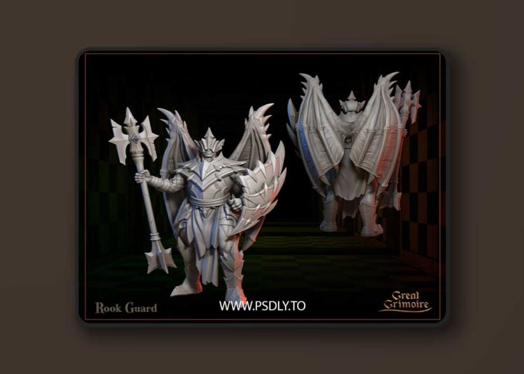 Great Grimoire – Rook Guard – 3D Print