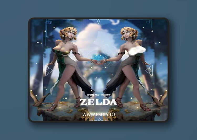 Hybris Studio – The Legend of Zelda – Zelda – 3D Print Model STL