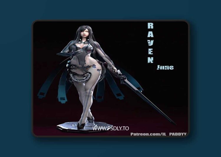 Il Paddyy – Stellar Blade – Raven – 3D Print Model STL