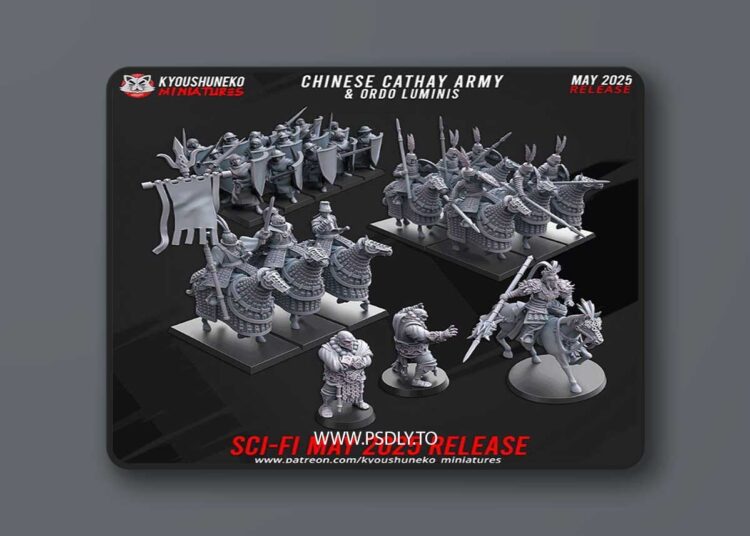 Kyoushuneko Miniatures May 2025 3D Print