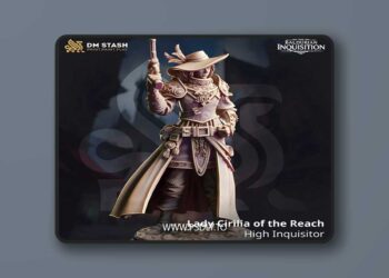 Lady Cirilia of the Reach – High Inquisitor – 3D Print