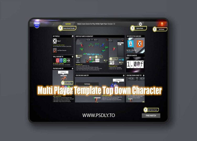 MOBA Fight MultiPlayer Project (4.26+)