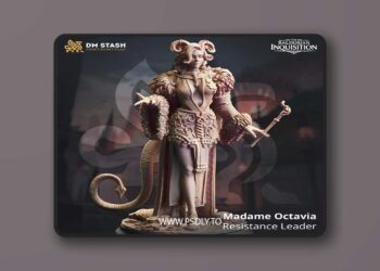 Madame Octavia – Resistance Leader – 3D Print