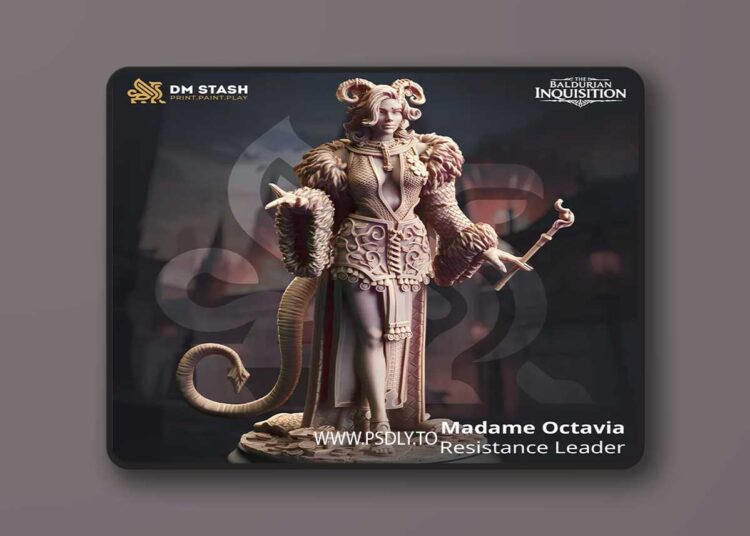 Madame Octavia – Resistance Leader – 3D Print
