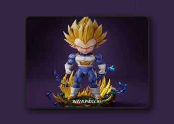 Super Vegeta Chibi – 3D Print
