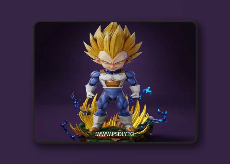 Super Vegeta Chibi – 3D Print