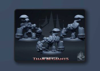 Thar Be Giants – Crag The Stone Golem – 3D Print