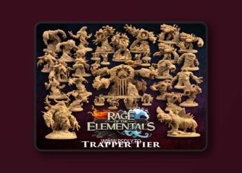 The Dragon Trappers Lodge – Rage of The Elementals – 3D Print Model STL