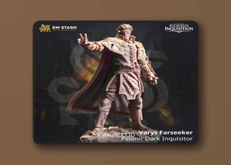 Varys Farseeker – Psionic Dark Inquisitor – 3D Print