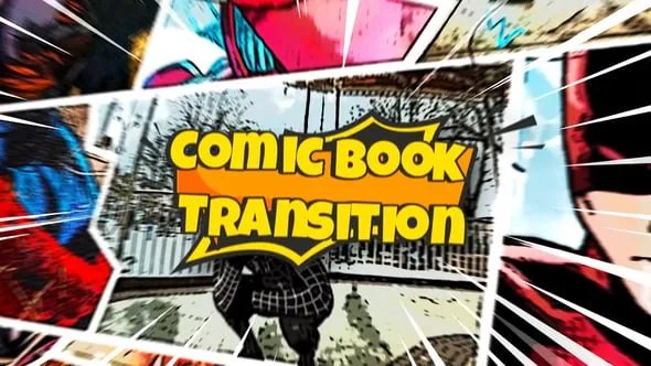 Videohive - Comic Book Transitions - 58741581