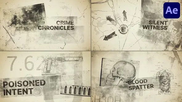 Videohive - Crime Chronicles for After Effects - 58639186