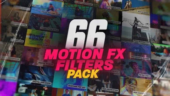 Videohive - Motion Effect Filters Pack For After Effects - 58842189