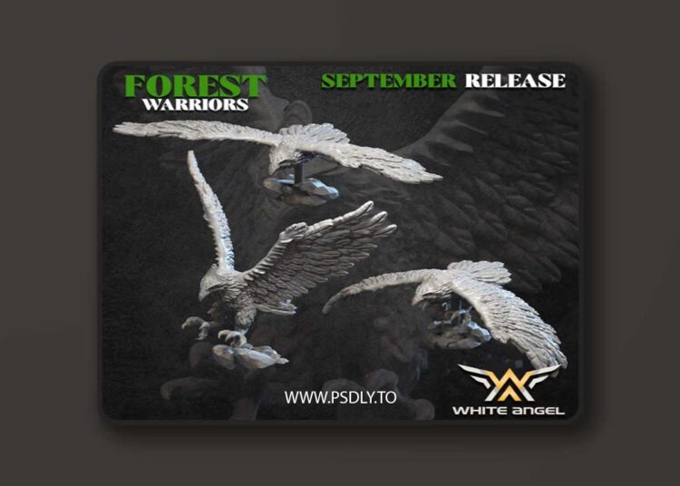 White Angel Miniatures – Forest Warriors – Ancestral Eagle – 3D Print Model