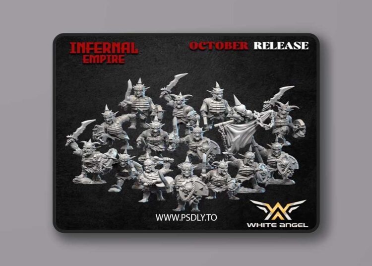 White Angel Miniatures – Infernal Empire – 3D Print Model STL